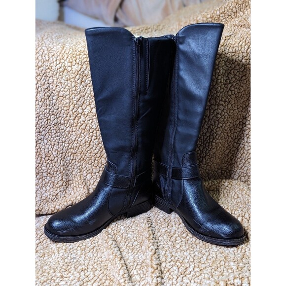 Born B.O.C. Size 8M Black Knee High McKenna Riding Boots - Picture 1 of 11